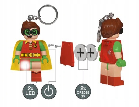 LEGO BATMAN MOVIE BRELOK LED ROBIN LGL KE105 EAN (GTIN) 4895028513580