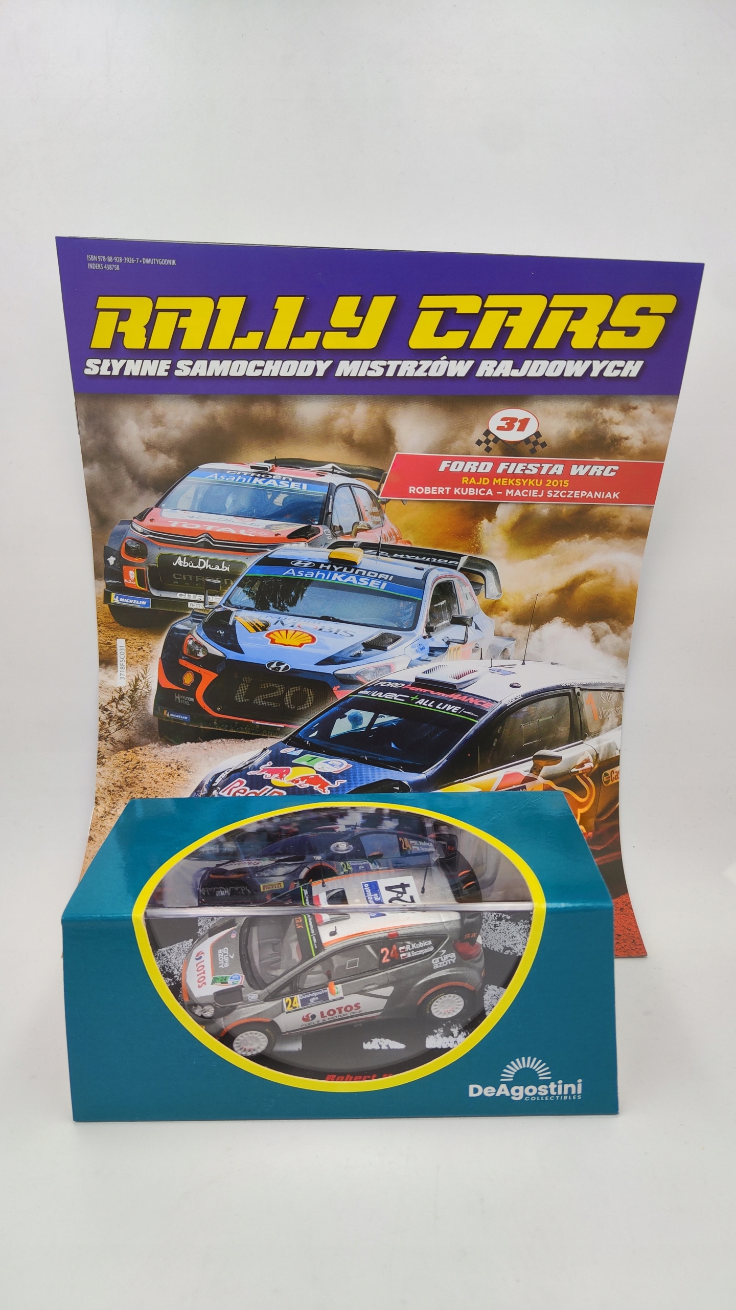 Ford Fiesta Rs Wrc Mexico 2015 R. Kubica Štěpánek 1:43 č.31 DeAgostni