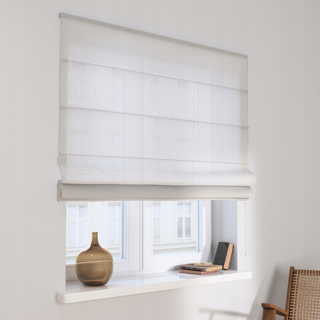 Hotová římská roleta Capri 120 x 160 cm bílá