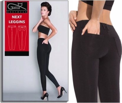 Gatta Legíny Next Leggins M Černé