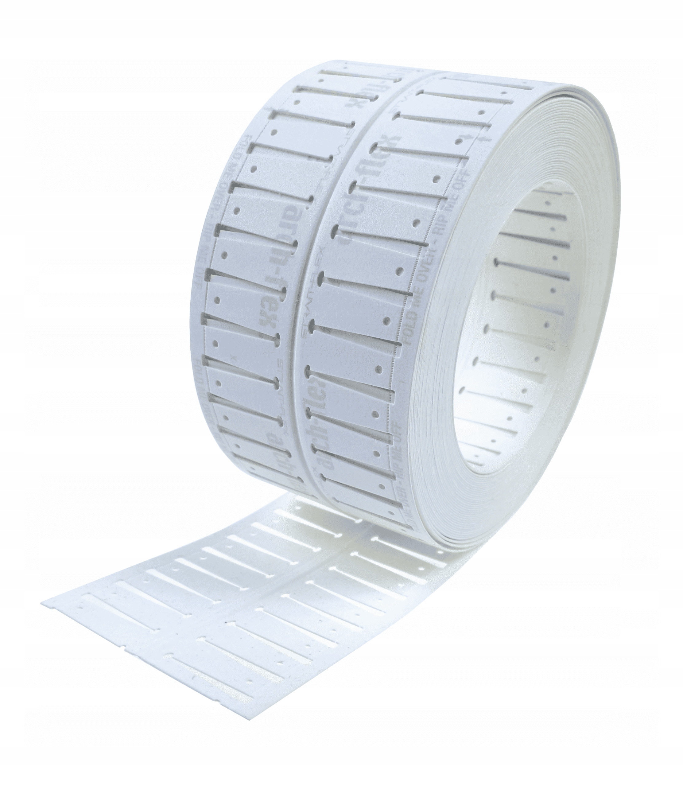 Páska pro oblouky a zaoblení 15 m Arch-flex s šedými nápisy Americká