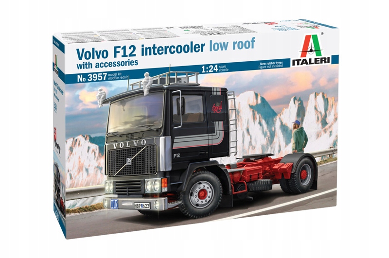 Italeri 3957 1/24 Volvo F12 intercooler nízká střecha s příslušenstvím