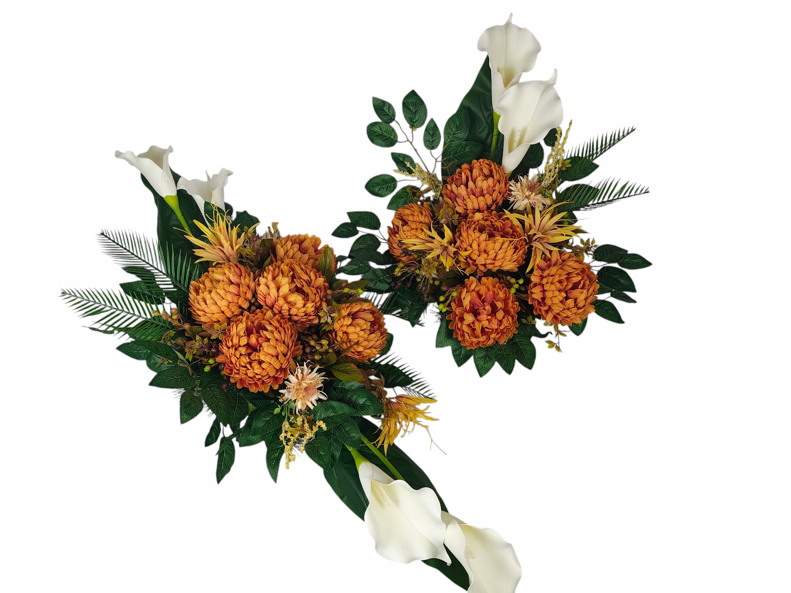 Dekorace na hrob, kompozice sada na hřbitov, pomník