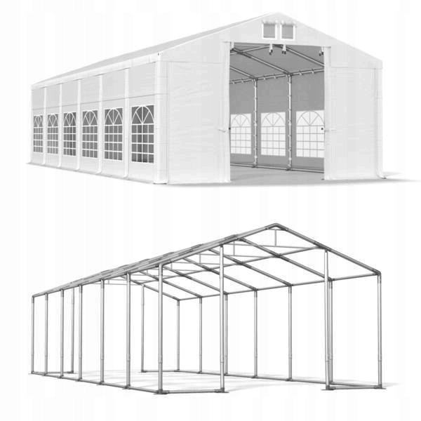 Namiot Garażowy 5x12m [2,5m] Eventowy Das 560 W