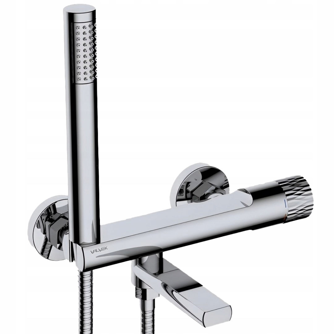 BATERIA WANNOWA PRYSZNICOWA ŚCIENNA Z MIESZACZEM VALVEX POLSKA DECOR CHROM Kod producenta 2420620