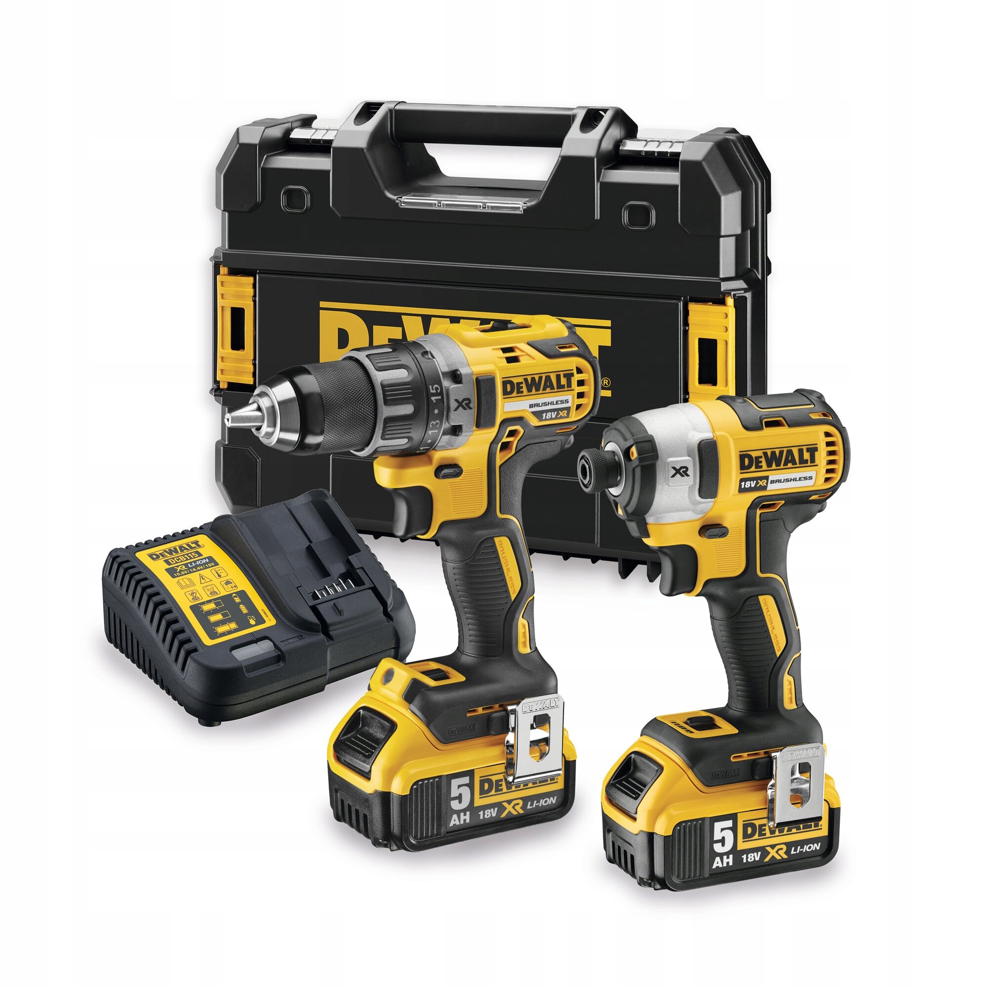 Zestaw Combo 18V (DCD791+DCF887) 2x5,0Ah DeWALT DCK268P2T