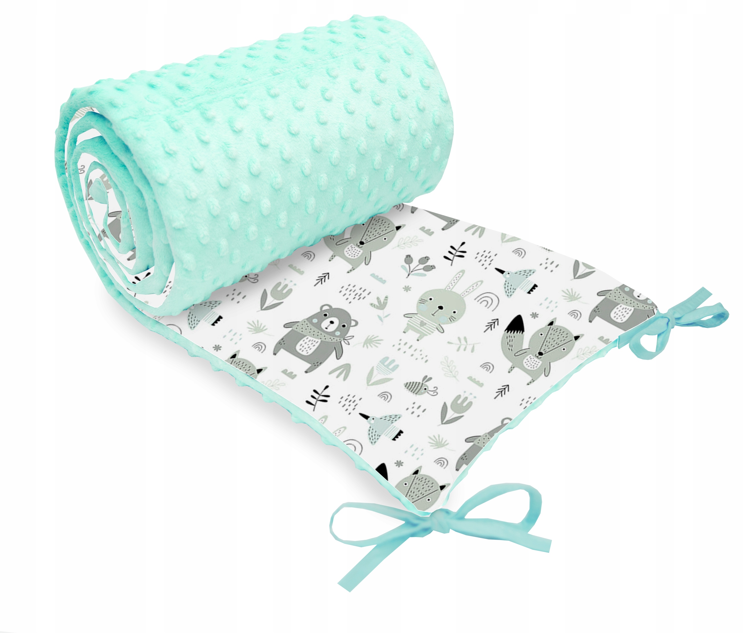 

Ochraniacz Minky 180x30 Do Łóżeczka 120x60 Hit!