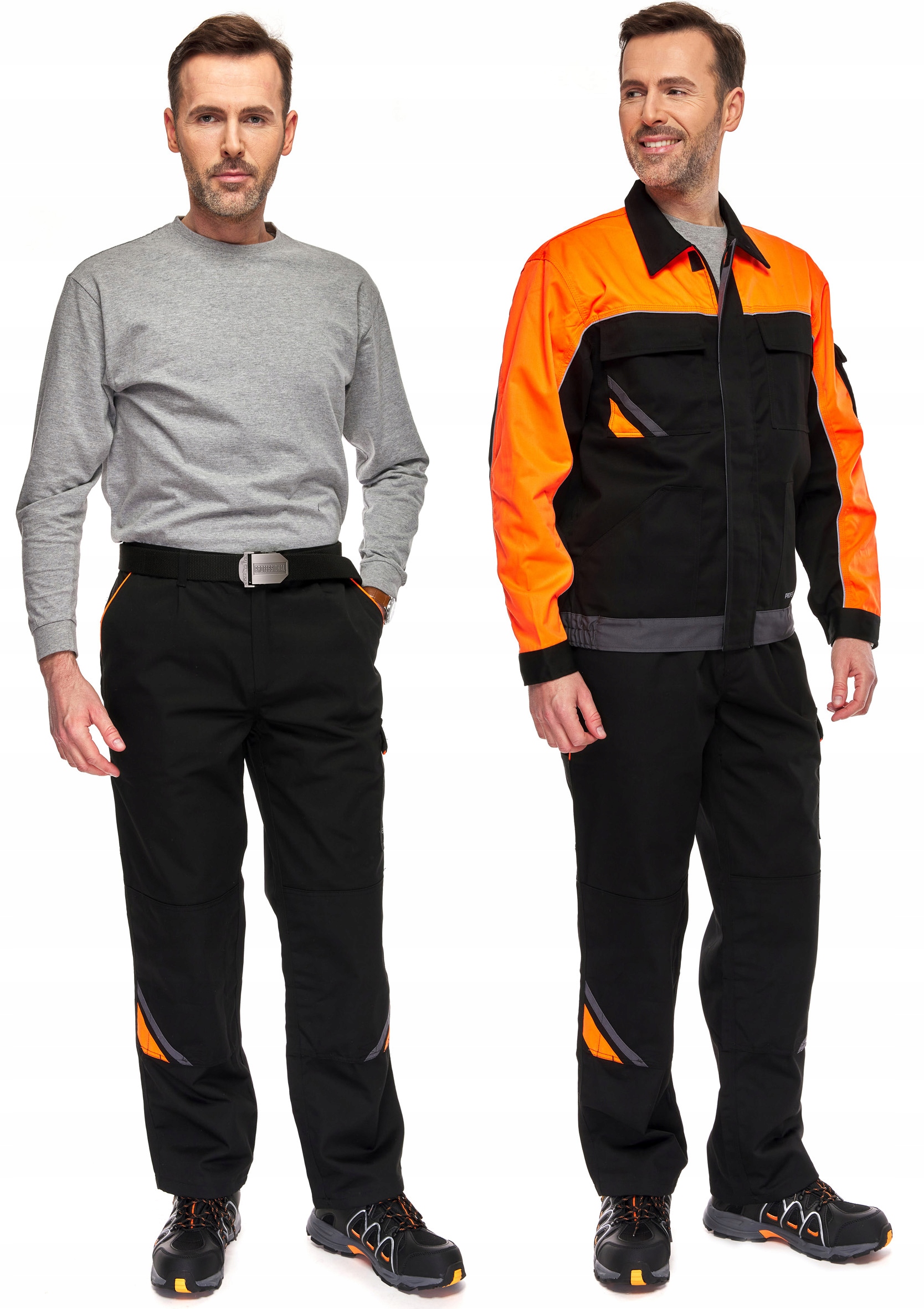 Чорний і міцний захисний робочий одяг 50