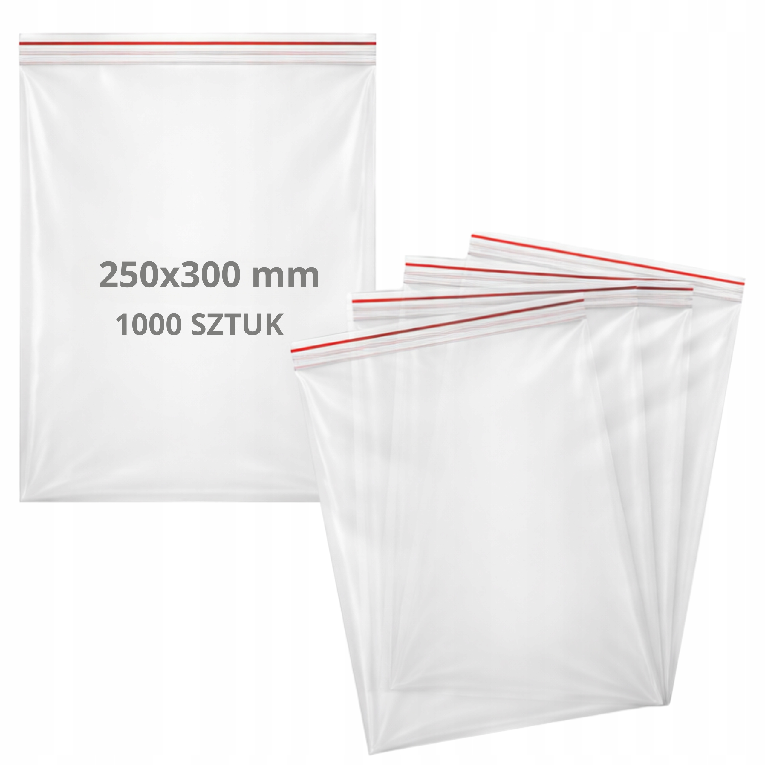 Woreczki Torebki Worki Strunowe 250x300mm 25x30 25/30 opakowanie 1000 Sztuk