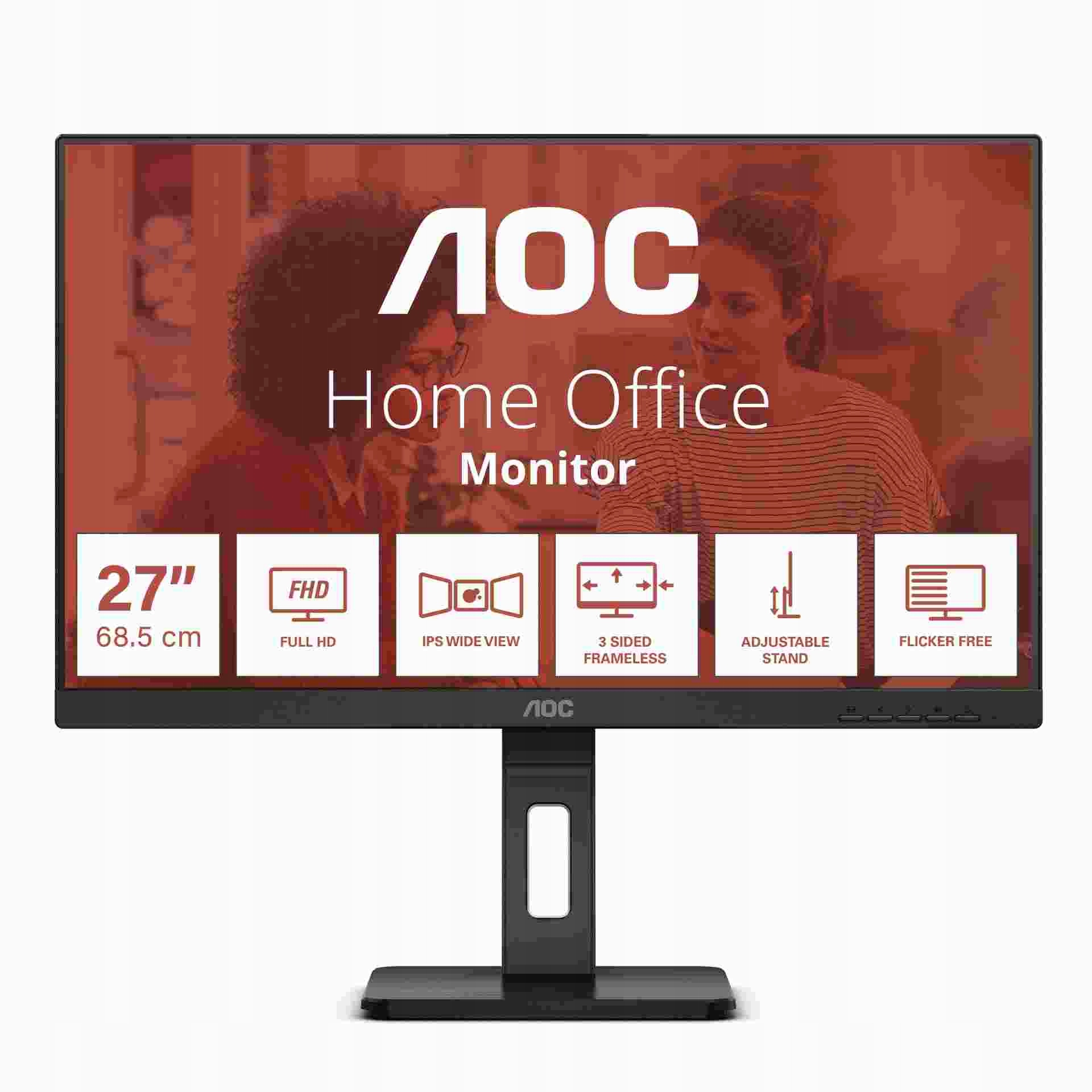 Aoc Mt Ips LCD Wled 27" 27E3QAF Ips panel, 1920x1080, D-Sub, Hdmi, …
