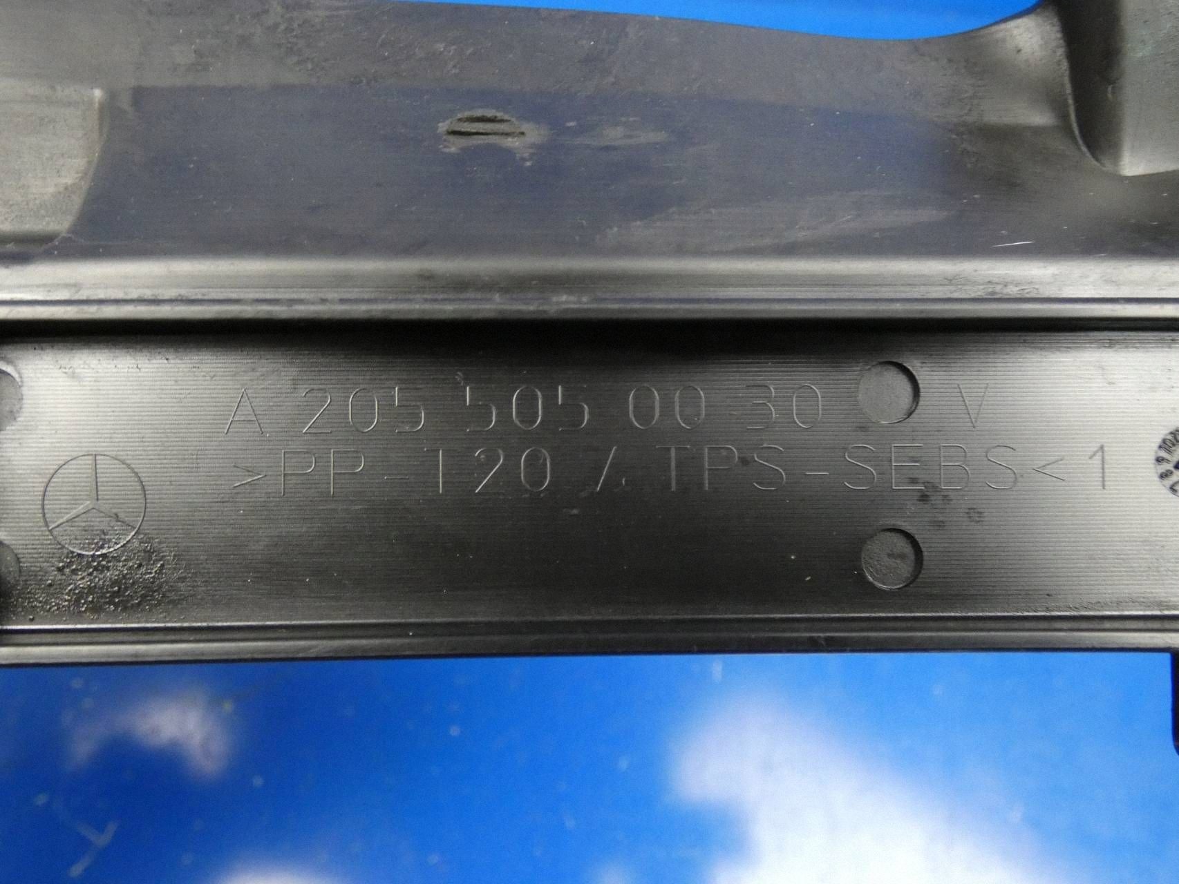 MERCEDES C KLASA air duct air line frame radiator