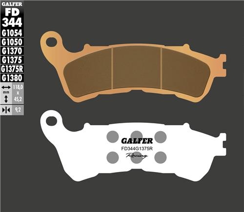 GALFER KLOCKI HAMULCOWE PRZÓD HONDA DN - 01 680