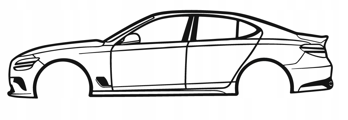 nástěnná dekorace Obraz Auto Genesis G70 2022