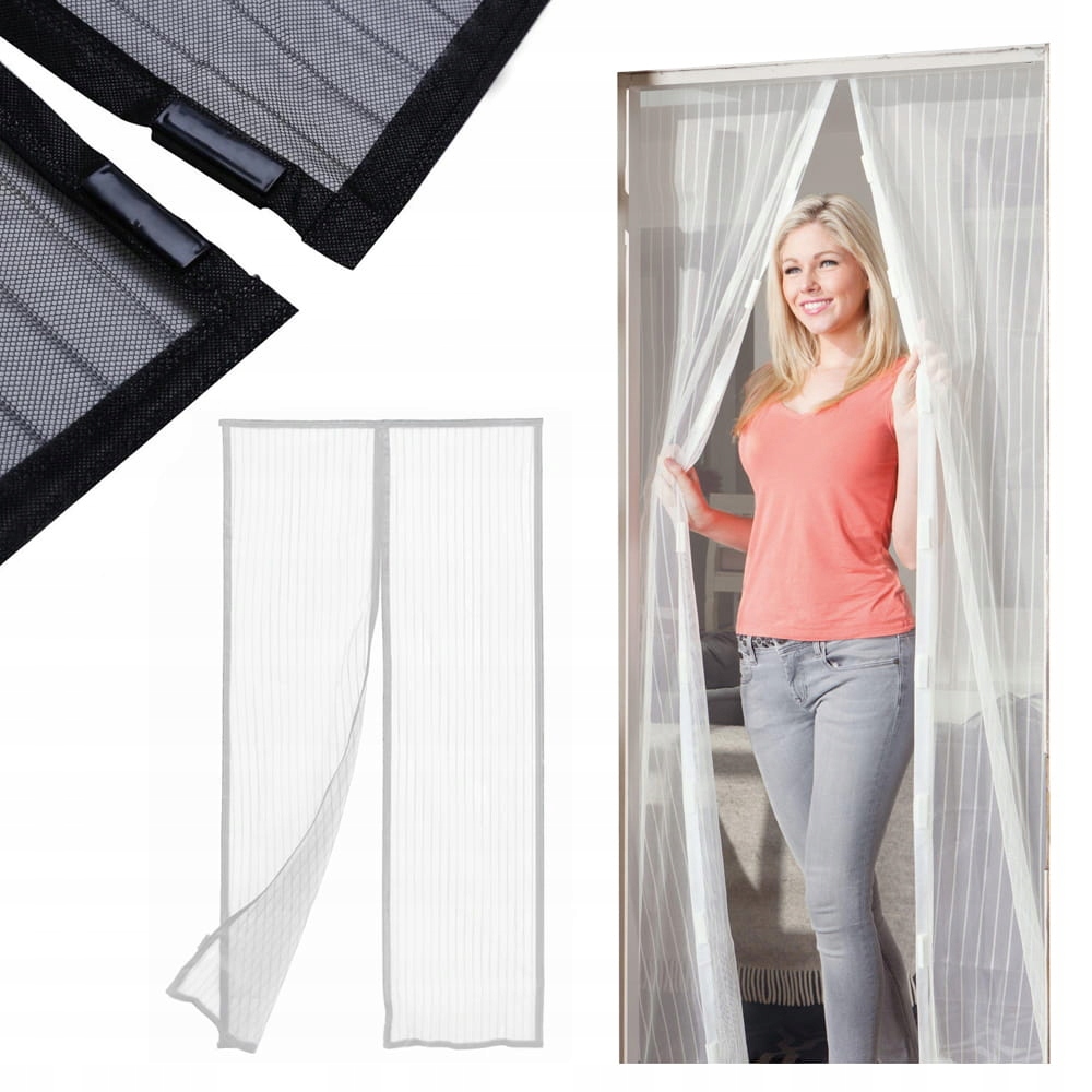 BIAŁA MOSKITIERA MAGNETYCZNA DRZWIOWA 130 x 220 Kod producenta 591012