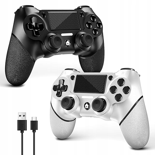 2x Bezprzewodowy Pad do PS4/PS4 Pro/Slim/PC Bluetooth AceGamer
