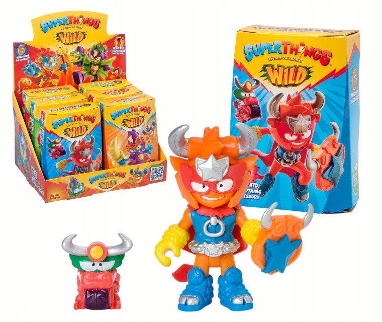 

Superthings Wild Kid Figurka Silverhorn Motorbul