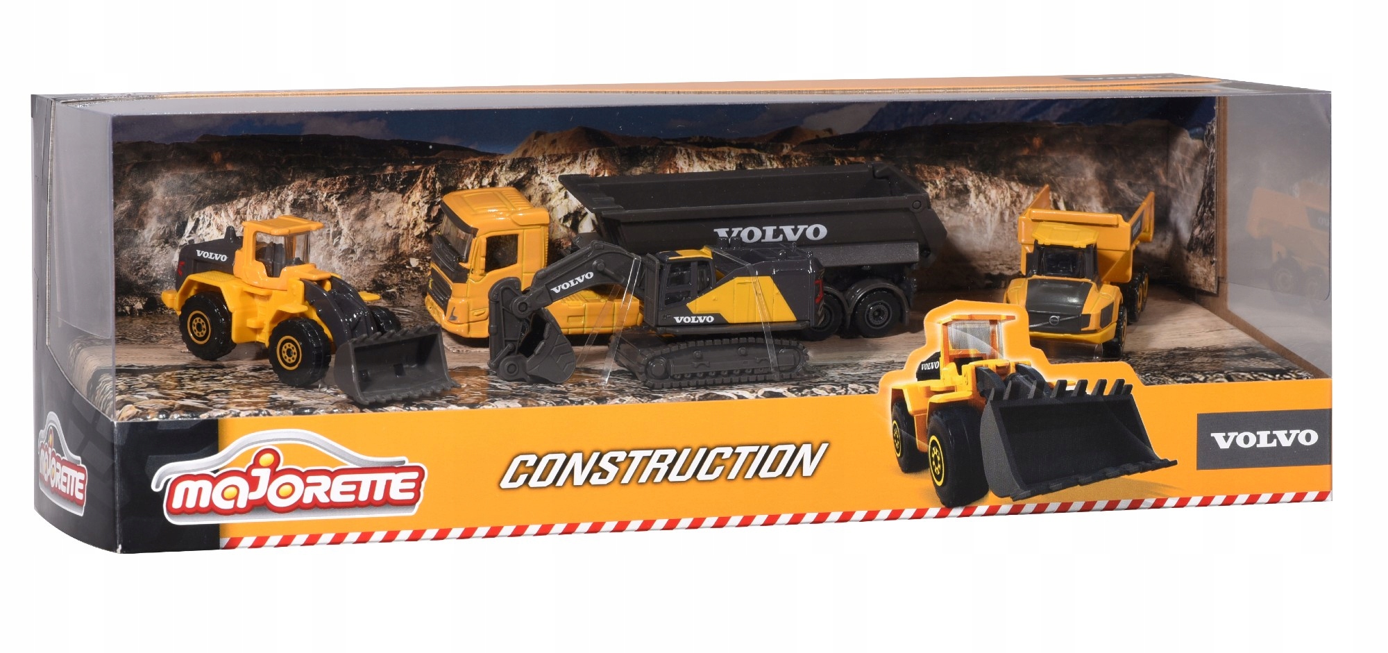 

Majorette Volvo Construction 212057287 4 el.