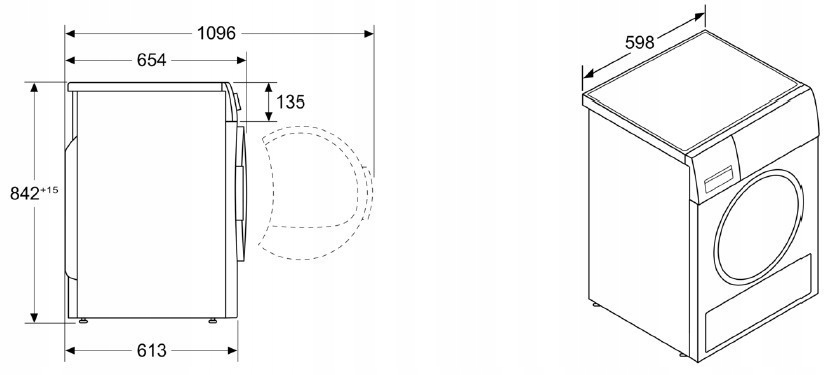 Suszarka Bosch WQG245APPL Sterowanie elektroniczne