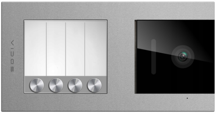 Panel Bránová Stanice Vidos X Videodomofon S11-4