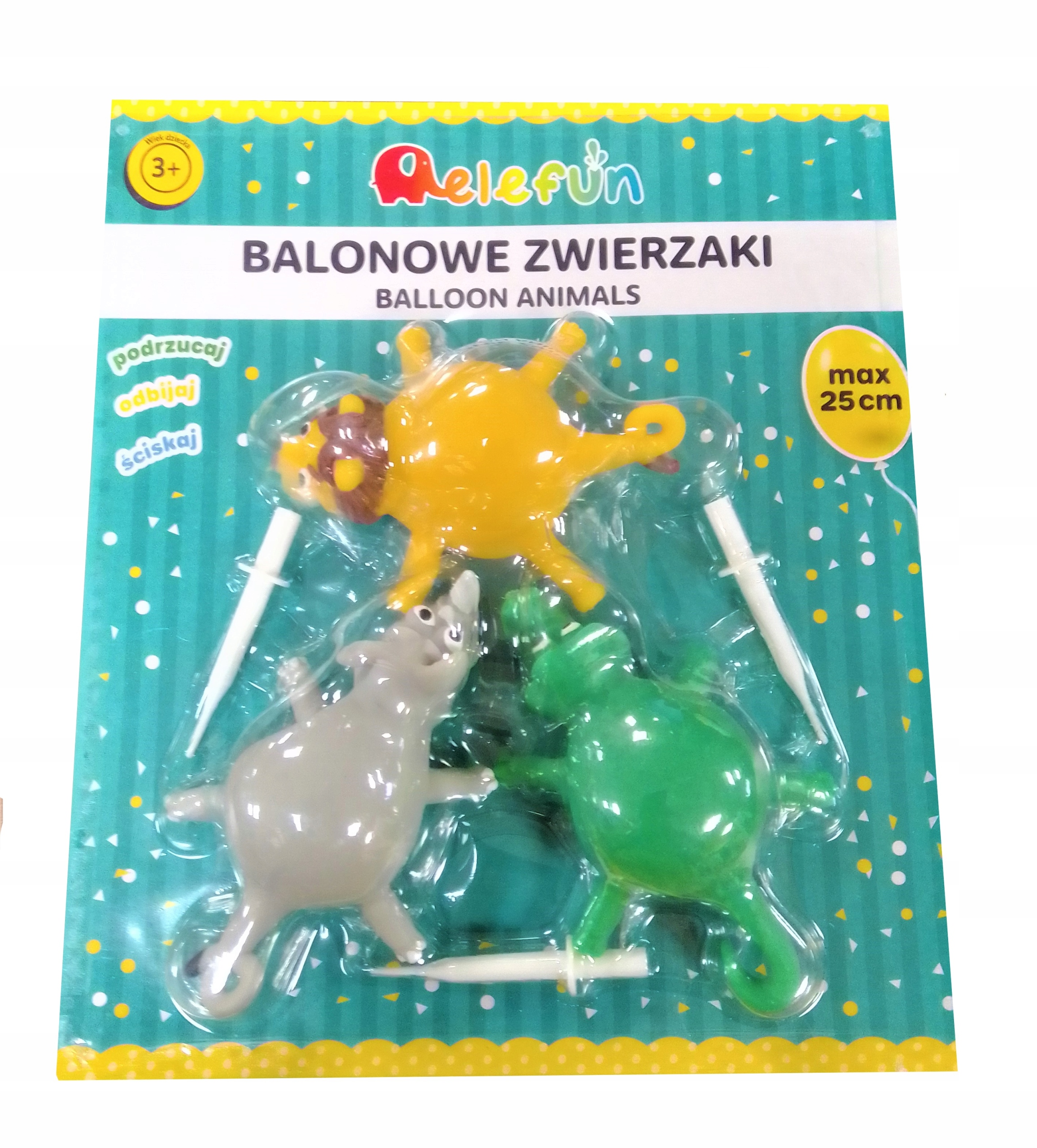 

Balonowe Zwierzaki Balloon Animals Zestaw 3 szt.