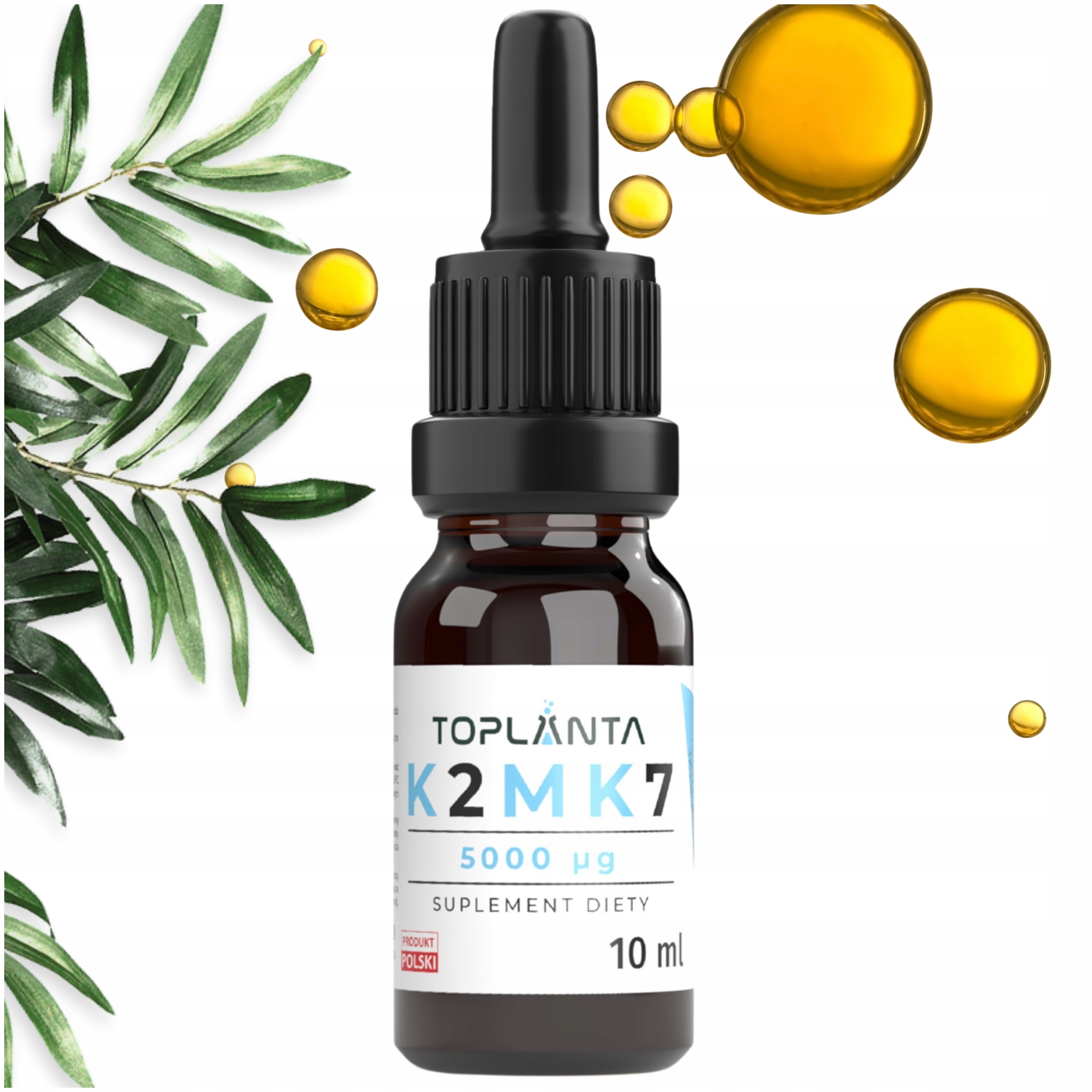 Witamina K2MK7 5000mcg - 10ml od ToPlanta Suplement Diety