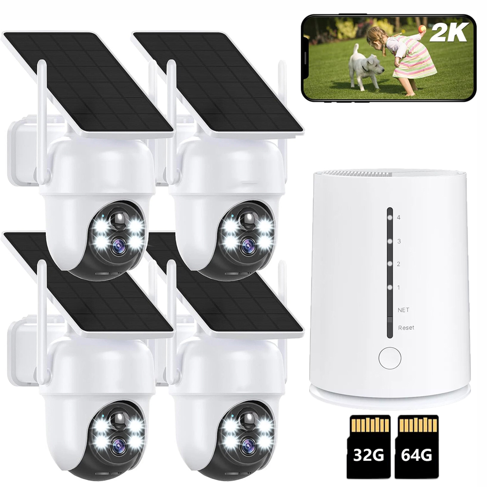 Otočná Ip Kamera 4 Mp Vnitřní Wifi Detekce Alarmu Venkovní Kamera