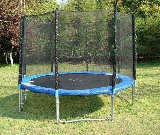 zielona SIATKA do trampoliny 12FT 366 cm na 8 tuneli BEZPIECZNA OCHRONNA Marka Skyramiz