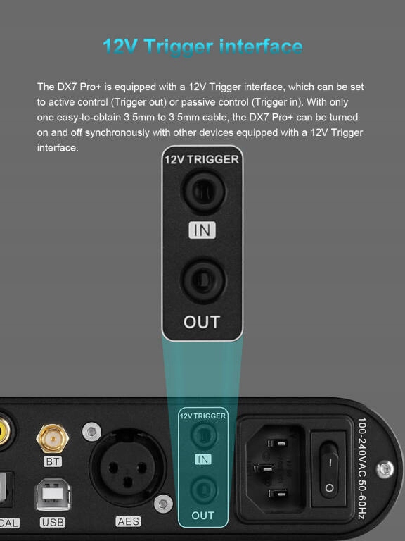 TOPPING DX7 PRO+ (2022) Czarny Przetwornik DAC Przetwornik DAC tak