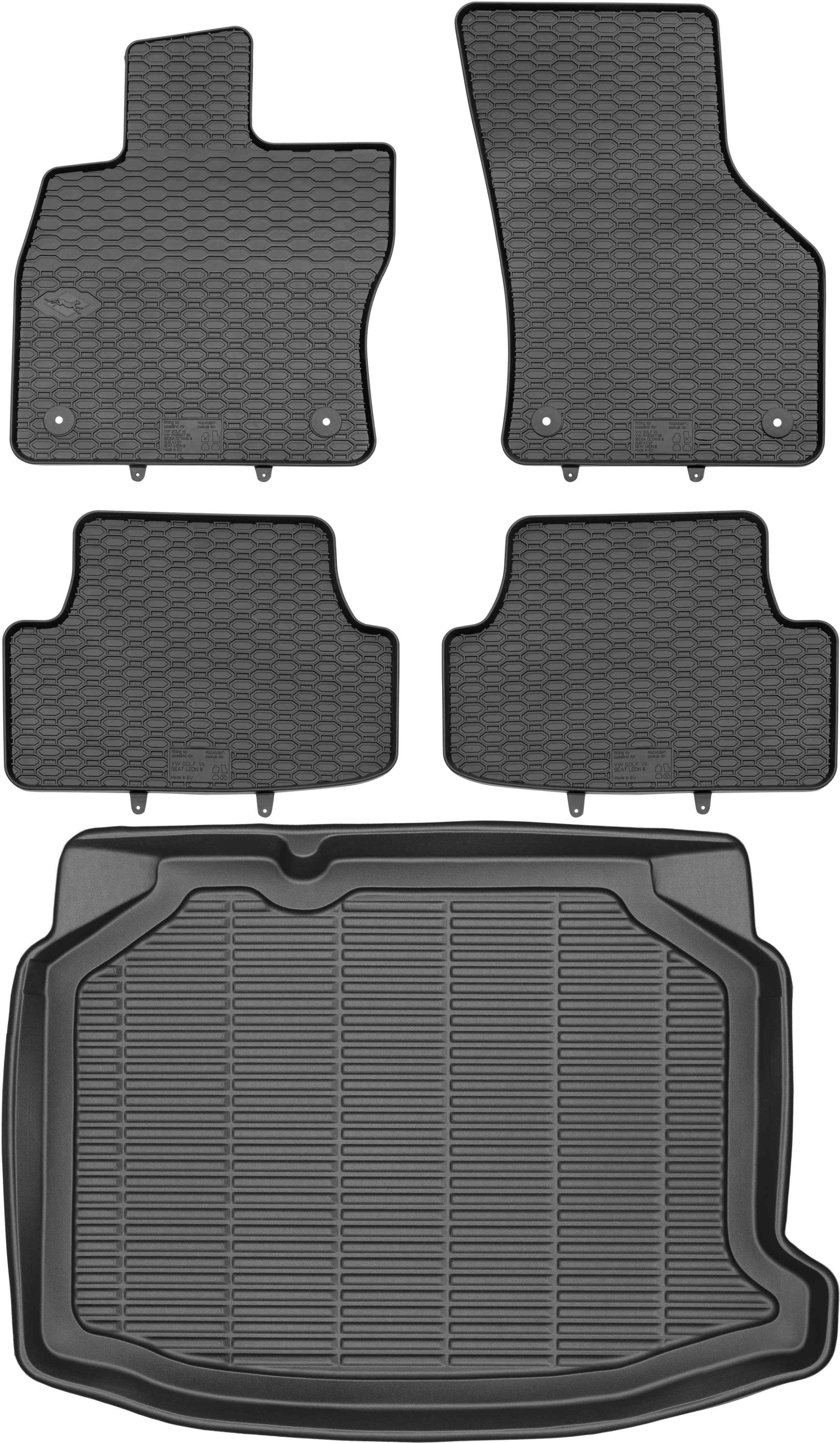 Seat Leon III Hb 2013-2020 Gumové stierače rohož batožinového priestoru