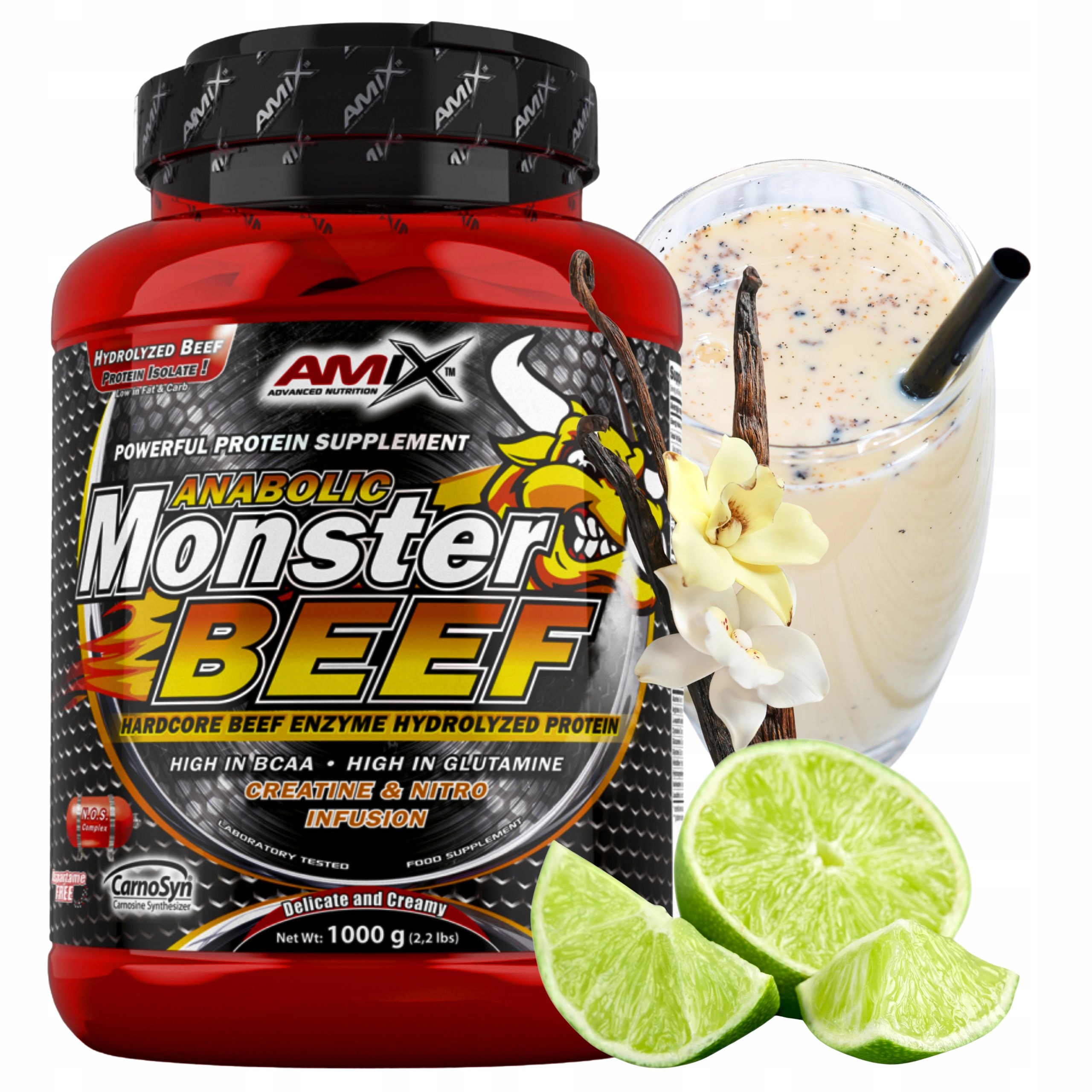 Hydrolyzovaný hovězí protein Hydrolyzát hovězího proteinu Amix Monster Beef