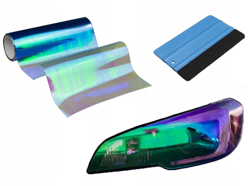 FOLIA PRZYCIEMNIANIA LAMP EFEKT KAMELEON 2m RAKLA