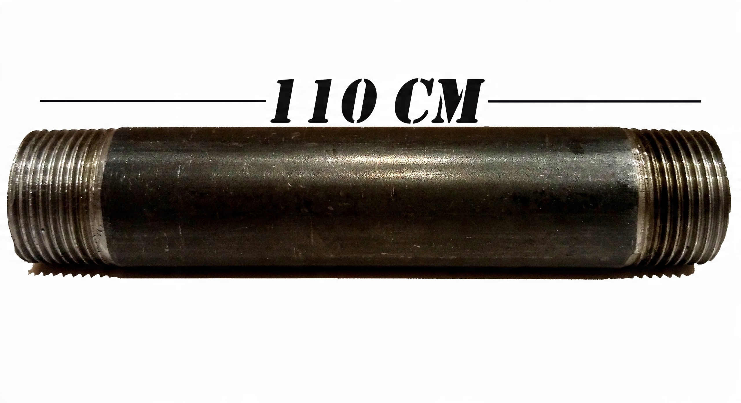 

Rura stalowa czarna gwintowana 6/4" 110 cm