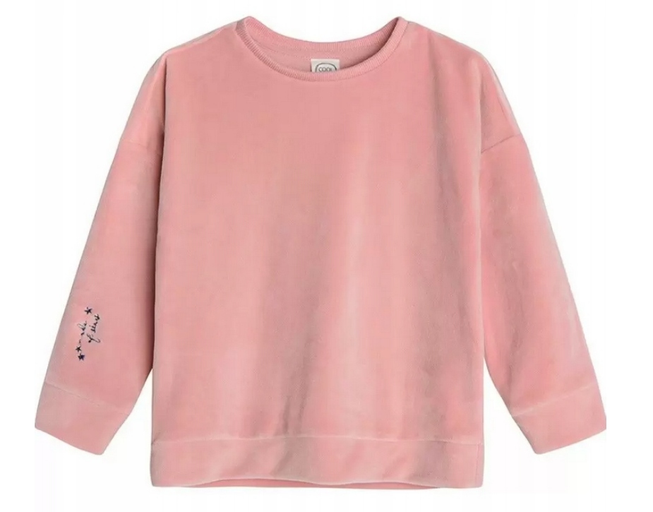 

Cool Club Bluza welurowa pudrowy różowy r. 134