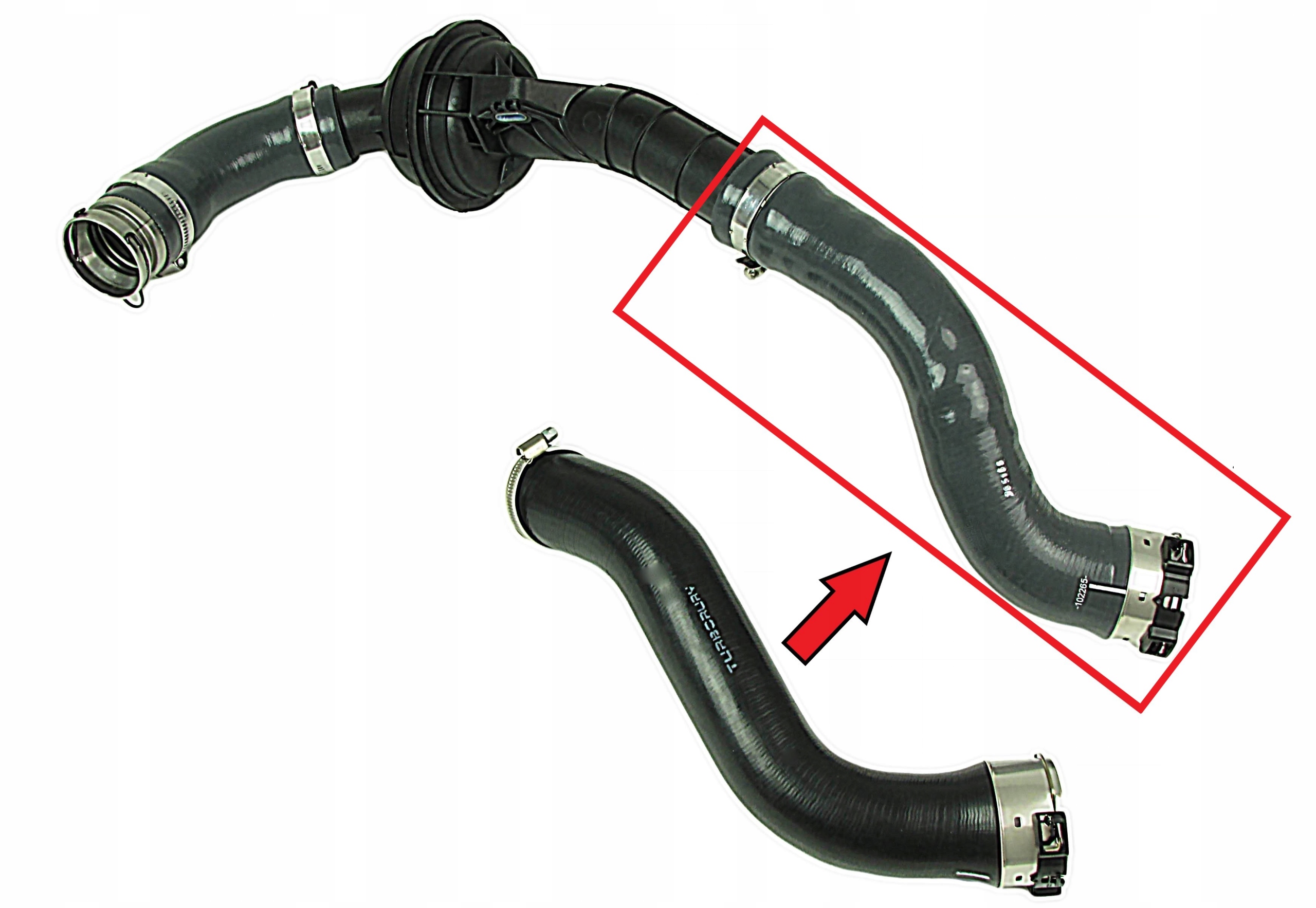 Trubka Turbo Intercoolera Renault Captur 1.5 dCi