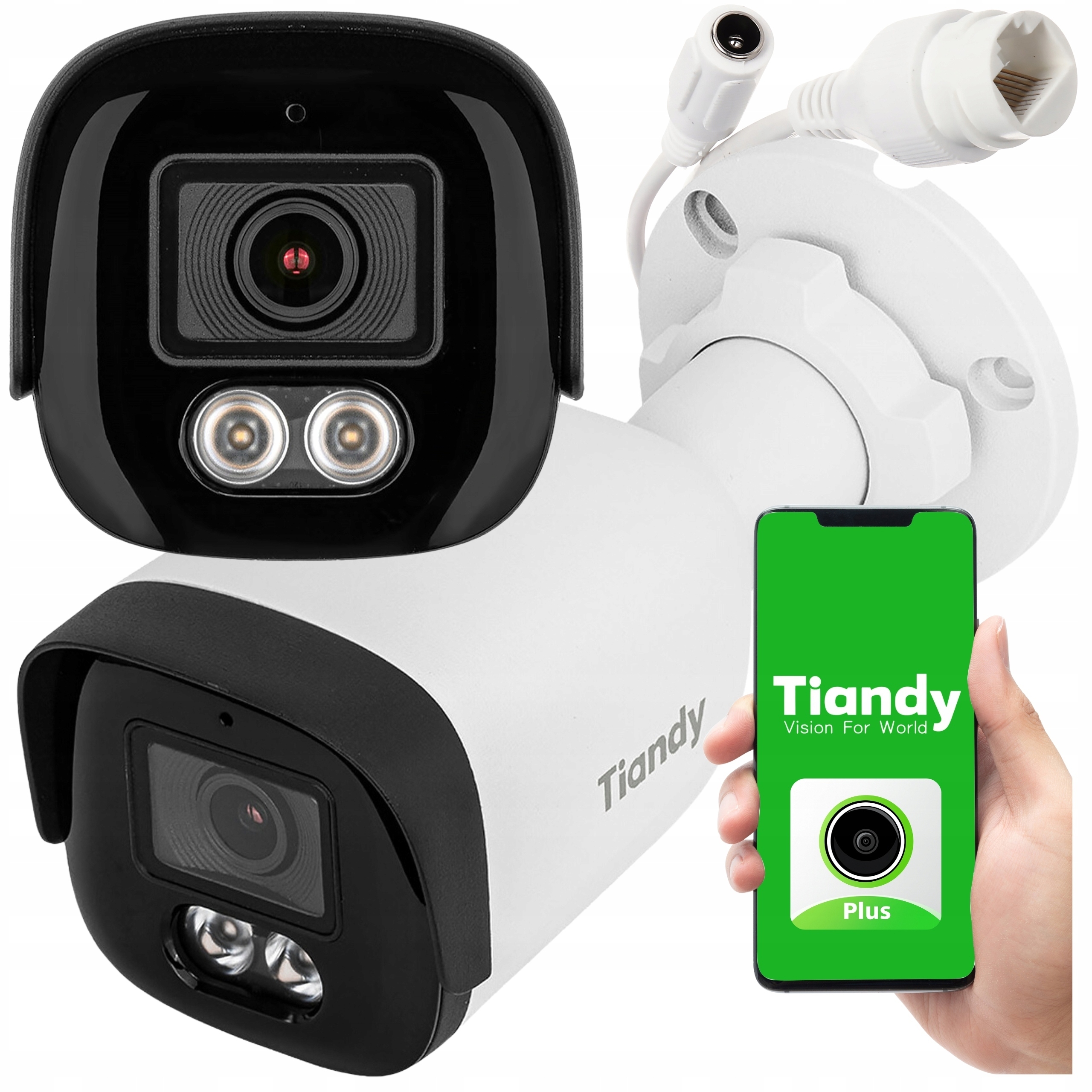 Ip kamera PoE Tiandy TC-C38WS 3LRA-28 8Mpx Ir 50m Led Wdr Detekcia Ai IP67