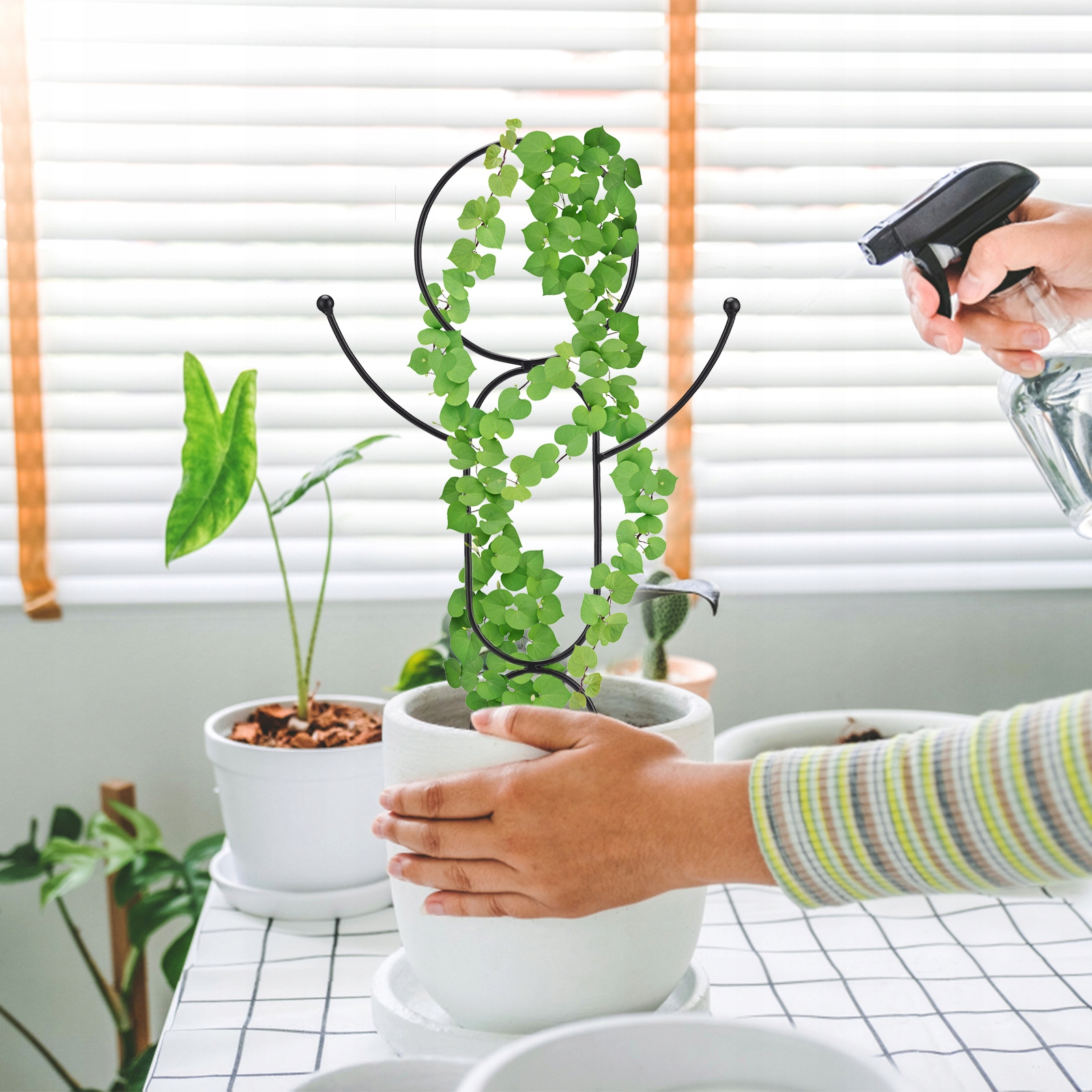 PODPÓRKA PERGOLA DO KWIATÓW KOŁO 42CM Marka bez marki