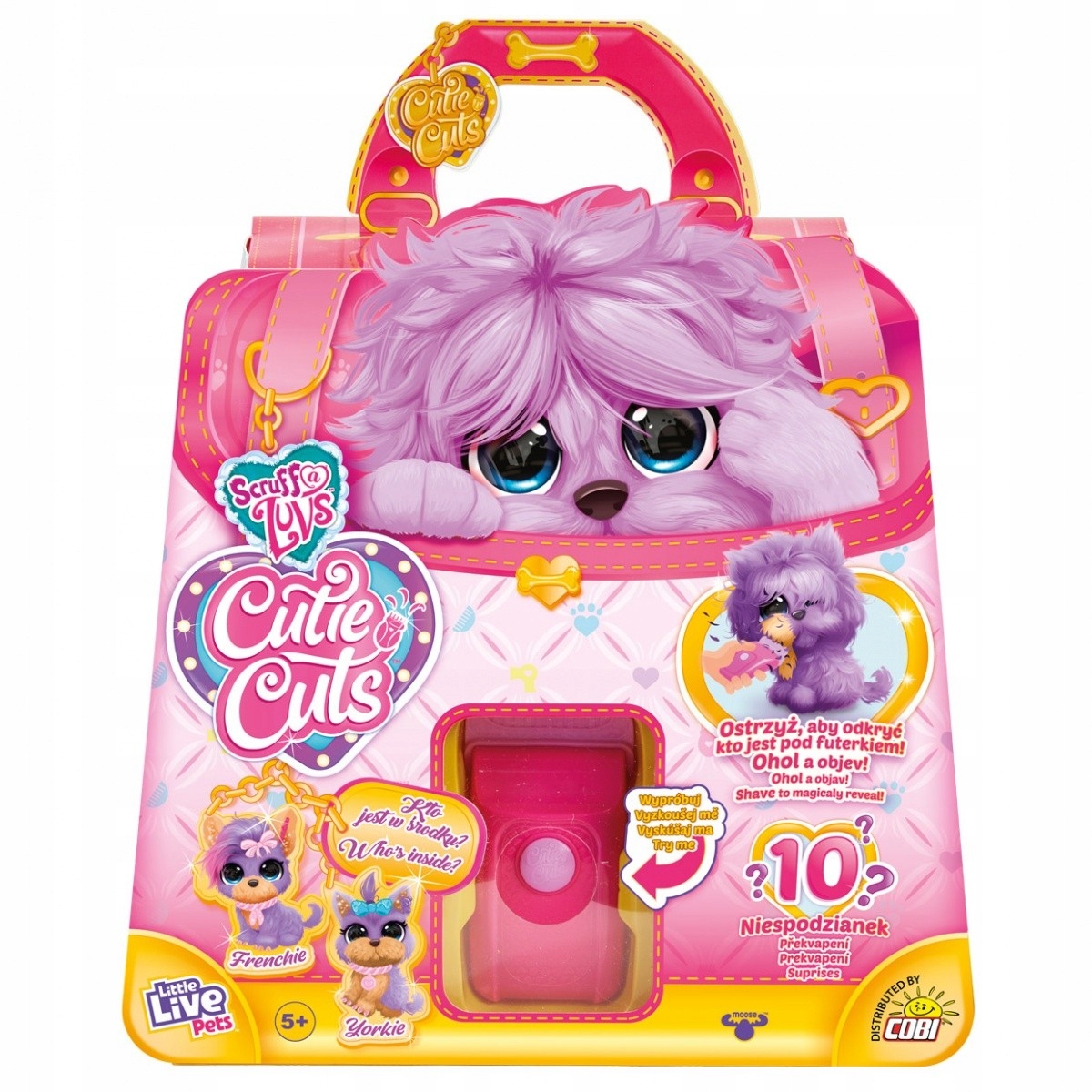 

Cobi Cutie Cuts. Piesek fioletowy