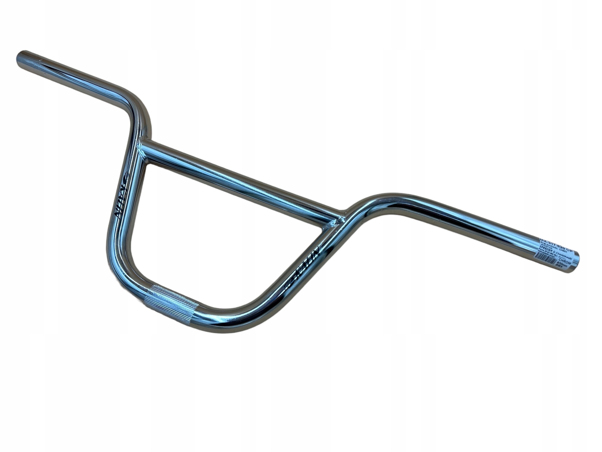 Kierownica Bmx Zoom MX-317 Stal 620x160mm 6' Chrom
