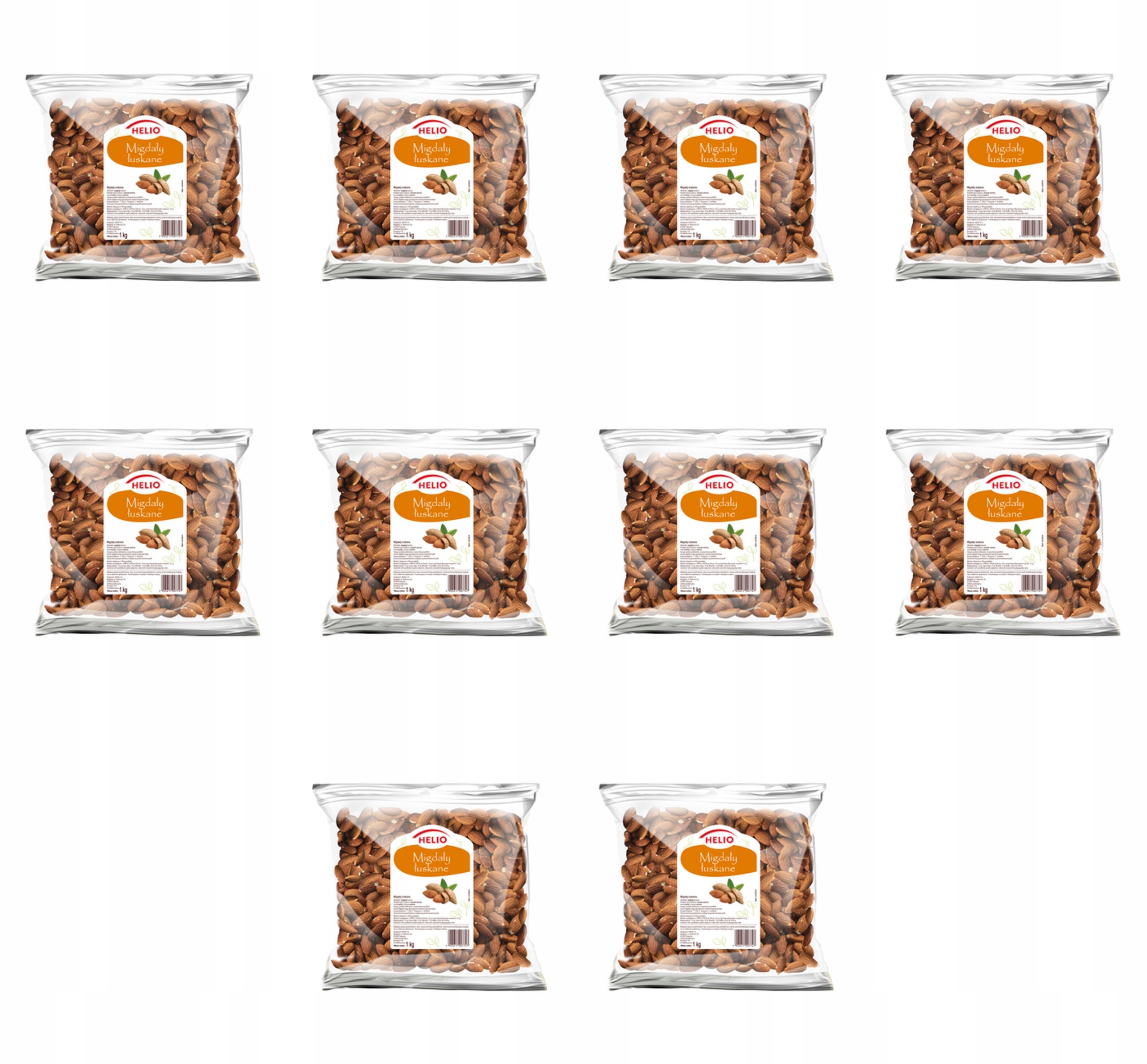 Mandle loupané Helio 1000 g X10