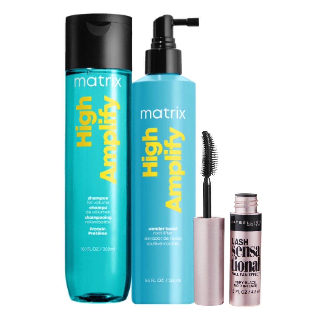 Matrix High Amplify szampon do włosów cienkich, spray na objętość Zestaw