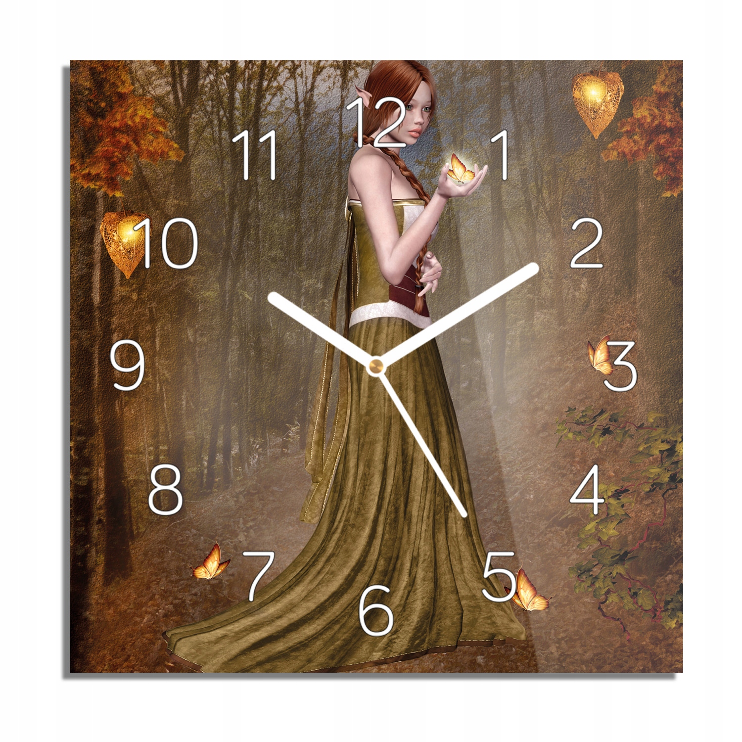 

Wróżka noc lampiony zegar szklany do biura 30x30