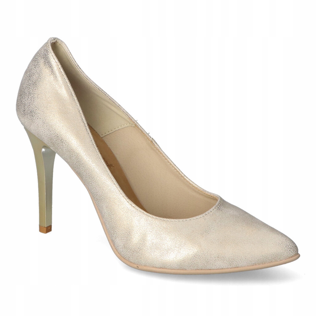 Dámské lodičky For-But Zlaté Dubaj Kožené 39