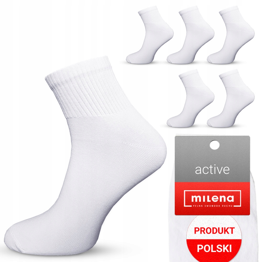 

Krótkie skarpety sportowe Milena Active *41-43
