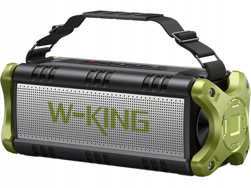 Głośnik bezprzewodowy Bluetooth W-KING D8 zielony
