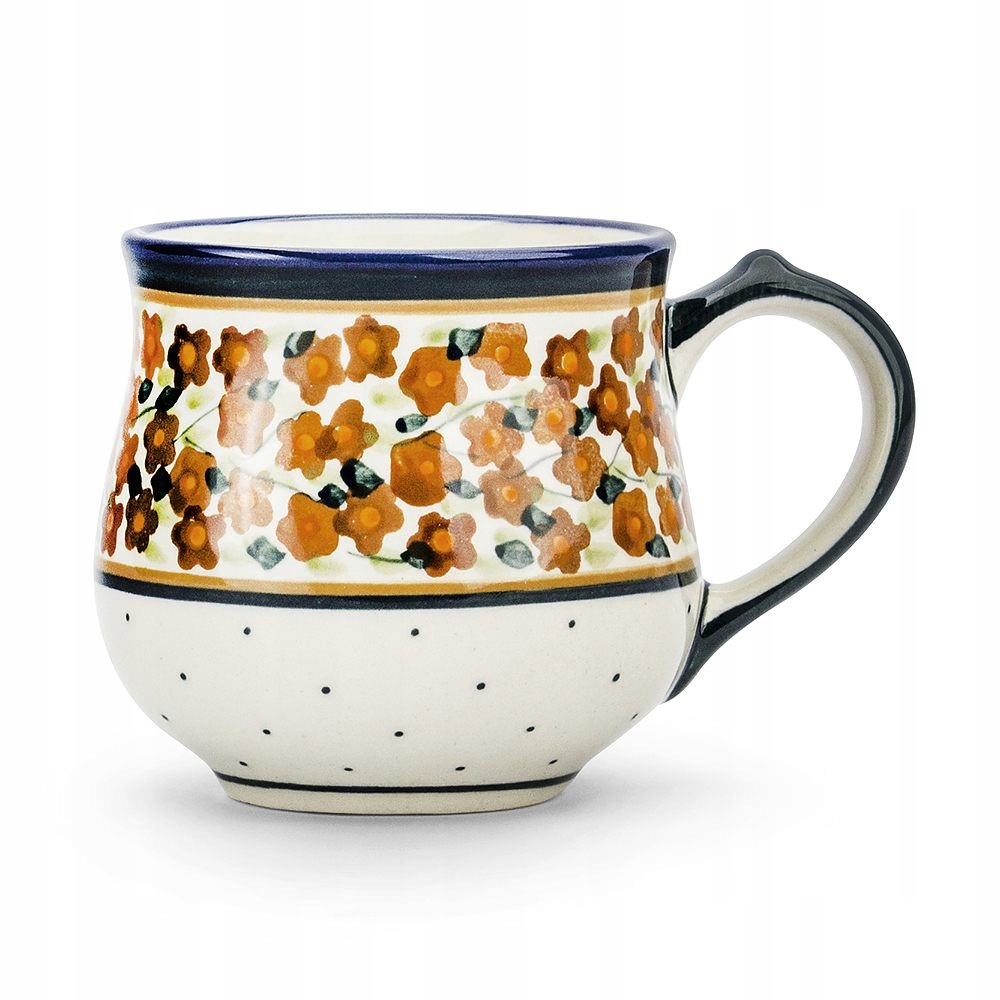 

Kubek Ceramiczny do herbaty Bolesławiec 300ml DU52
