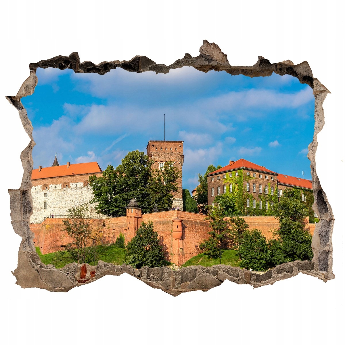 

Fototapeta ścienna dziura 3d Kraków Polska 120x81
