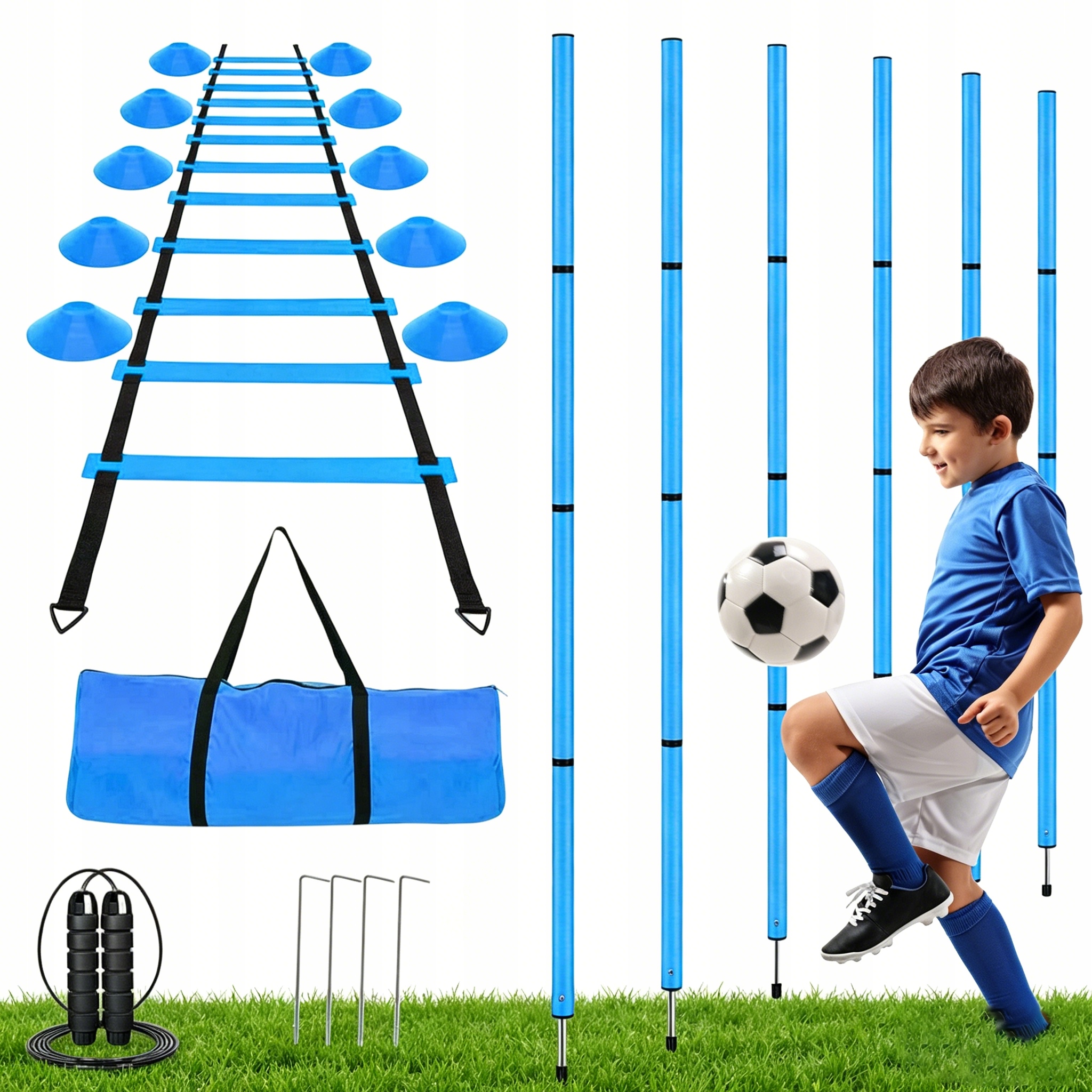 Fotbalová Sada Pro Trénink Agility Z Nylonového Materiálu A Pvc