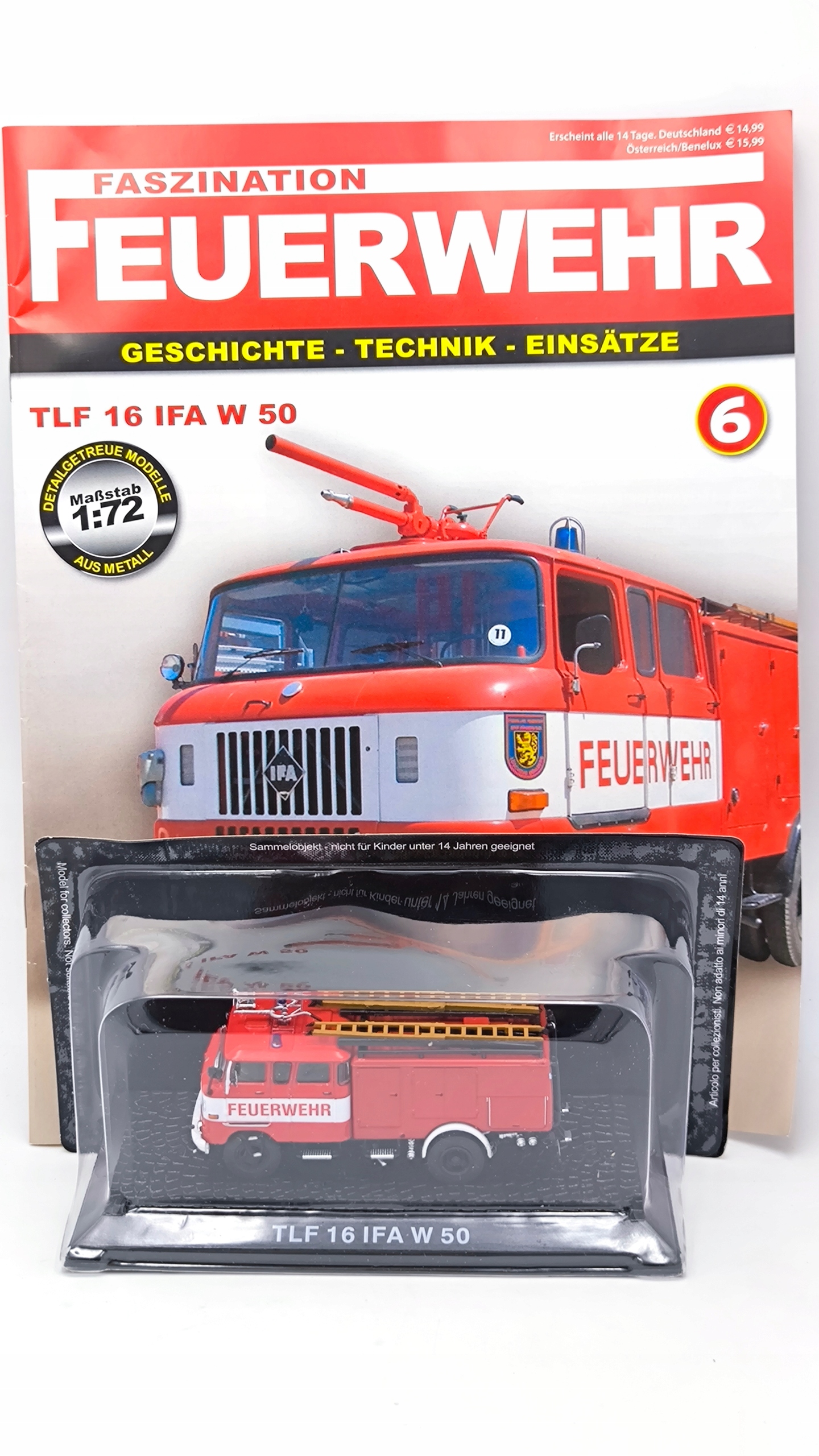 Stráž Tlf 16 Ifa W50 č.6 1:72 DeAgostini