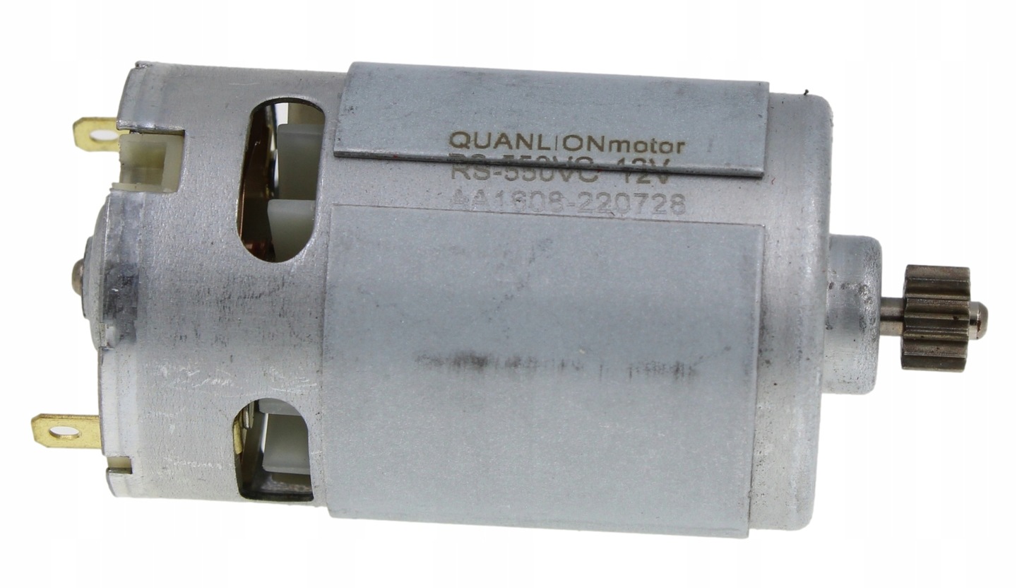 Silnik DC 12V RS550VC oś 3mm 12 zębów Producent Inna