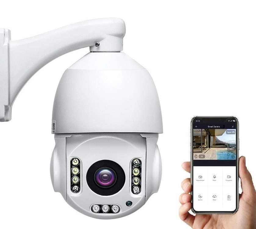 KAMERA OBROTOWA 30X ZOOM OPTYCZNY IP WIFI 8MPX 4K